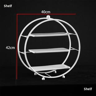 白铁甜品桌装饰展示架蛋糕托盘