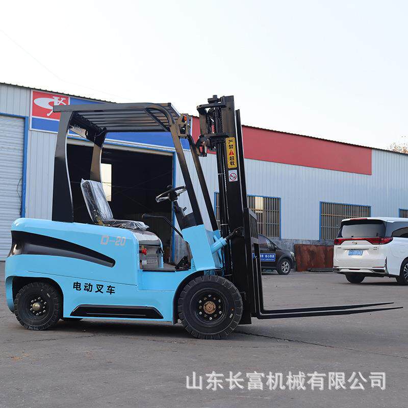 座驾式电动叉车 2吨电瓶堆高叉车1吨3吨全自动四轮升降 搬运车