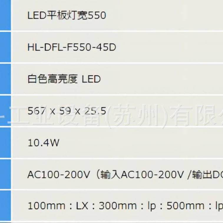 光屋HIL LED平板灯宽550 HL-DFL-F550-45D检查表面凹痕划痕
