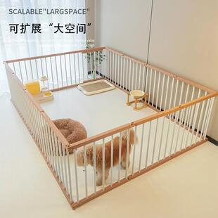 狗围栏室内栅栏防越狱小型犬防护栏自由组合加高宠物狗笼子