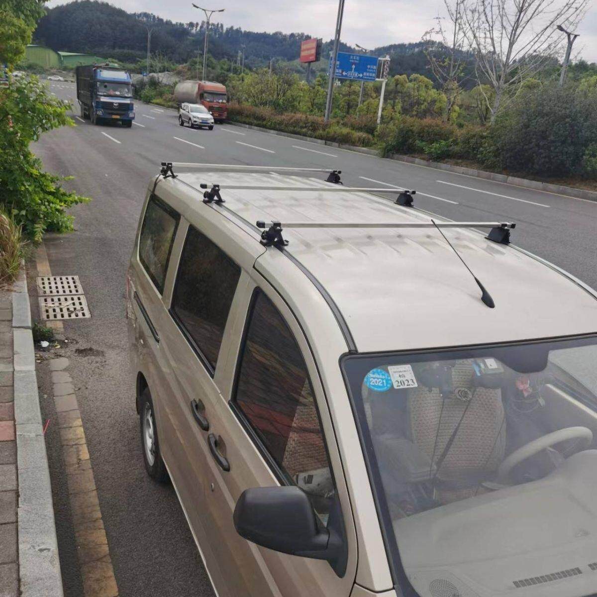 五菱荣光V宏光V之光V改装专用汽车行李架横杆爪子固定车顶货架框