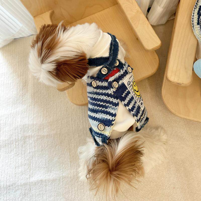 狗狗衣服宠物秋冬法斗雪纳瑞比熊马尔济斯西施小型犬围裙肚兜毛衣
