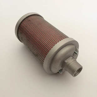 6分接口不锈钢排气消声器 高温高压消音器 DN20隔膜泵消声器