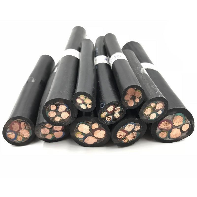 浙江永诚中型橡套软电缆电焊线电缆 yz二芯橡套电缆2x2.5 60米