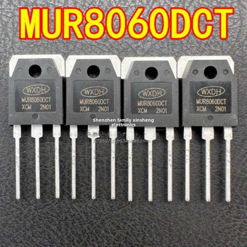 全新 MUR8060DCT 80A600V TO-3P 逆变焊机配件 快恢覆整流二极管
