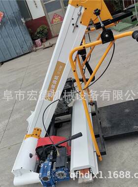 高粱谷子装袋机手推式汽油收谷装袋机自走式粮食干果收集机