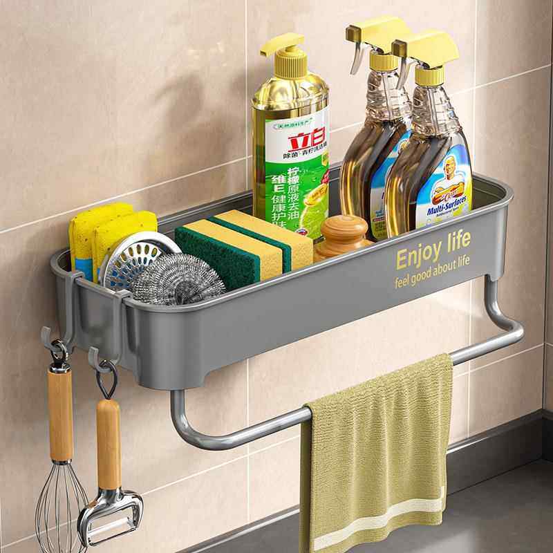 多功能抹布海绵水池水龙头收纳神器厨房沥水架水槽置物架家用壁挂,厨房/烹饪用具,抹布架/厨房清洁收纳架,淘宝优惠券,粉丝福利购,淘宝优惠卷