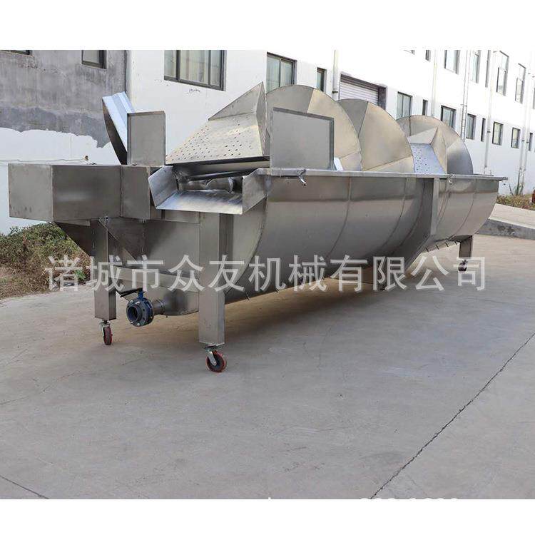 河北家禽屠宰设备家禽屠宰线家禽大包半包螺旋预冷机1