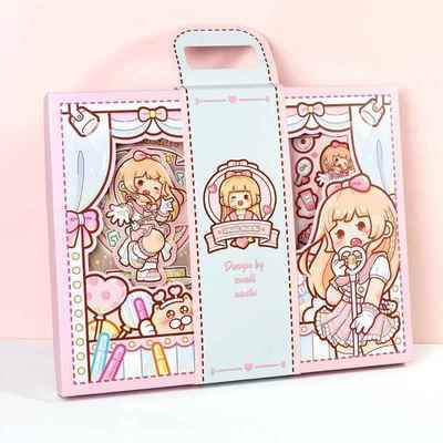 小麻薯手账本套装礼盒笔记本高颜值日记本冉冉之星