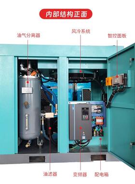 低压螺杆空压机永磁频工频螺杆式空气压机船生产变厂家缩气SZ7.5D