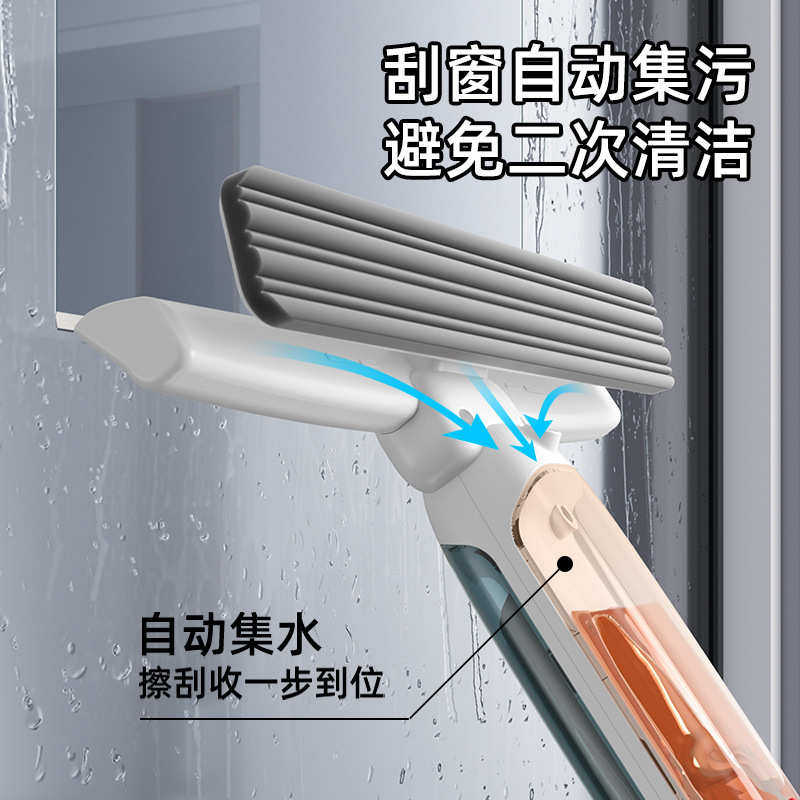 擦玻璃家用高层窗外清洗双面搽玻璃刮清洁拖把拖墩布懒人神器