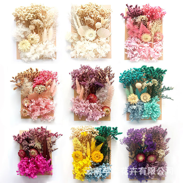 干花永生花团扇材料包A5袋装相框香薰蜡烛diy团扇花艺课花材,家居饰品,餐桌花艺,淘宝优惠券,粉丝福利购,淘宝优惠卷