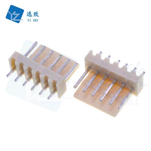 2.54MM间距接插件 KF2510端子 2/3/4/5/10-16P米色耐高温直/弯针