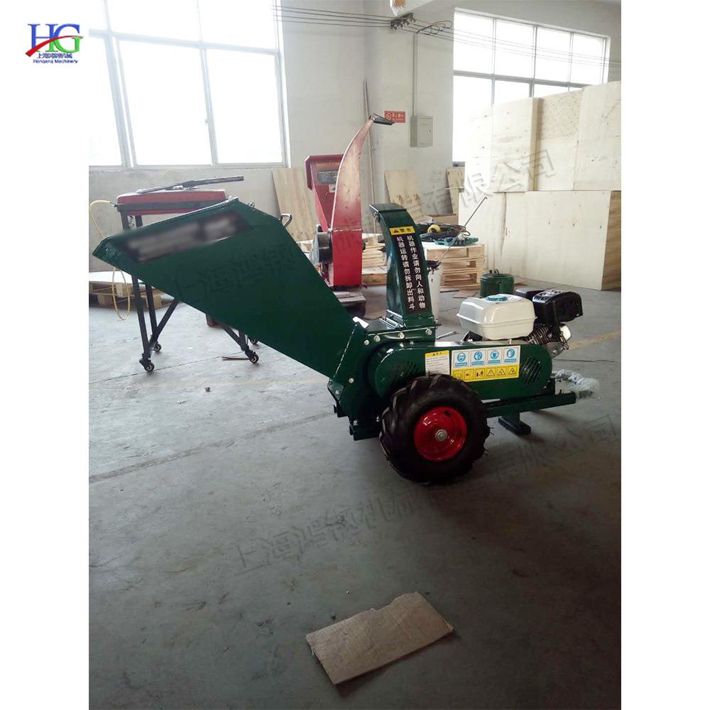 移动式小汽油碎枝机公园道LBM路修树剪枝园型林果树树枝粉碎机机