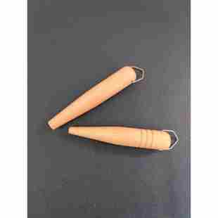 实木铜勺子长柄木把加长老式锅铲木柄把厨师大号炒勺把铲把子配件