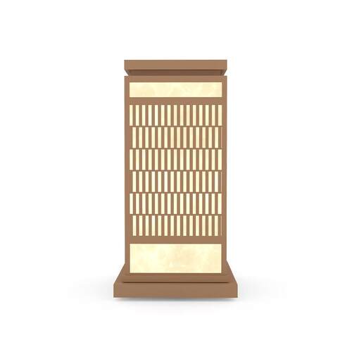 厂家货源草坪灯仿云石柱头灯防水柱子灯别墅户外大门围墙灯门柱灯