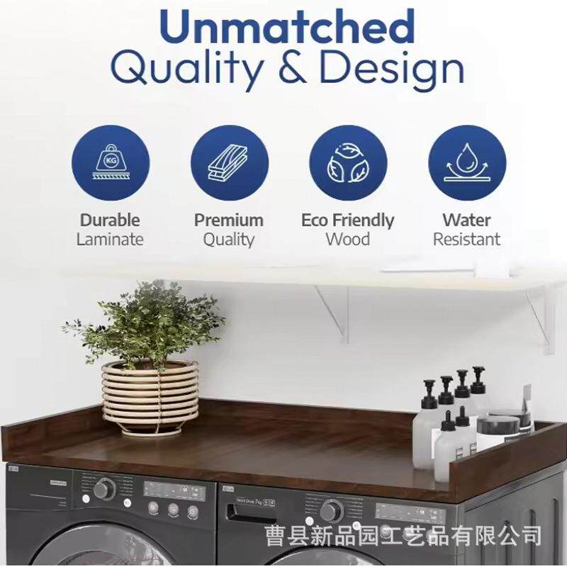 质洗衣机木台面置物架干家用烘架机盖板储物多功XPY05291能支架托