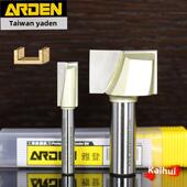 台湾雅顿电木铣切机雕刻机锣刀切割刀木工底刀开槽大平底底刀