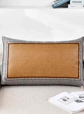 夏居家抱枕枕靠垫三角靠垫腰夏tx02季客厅沙发凉腰靠背垫飘窗护靠