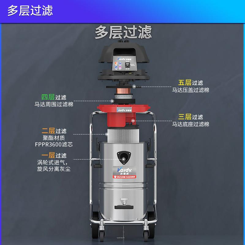 凯德威GS-1245粉尘商桶吸吸尘器式家用大功率用吸尘水机XOP干湿两