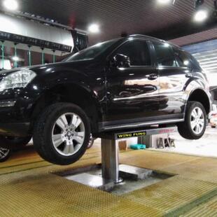 单柱液压气动洗车单柱举升机升降平台美容维修清洗汽车保养设备H