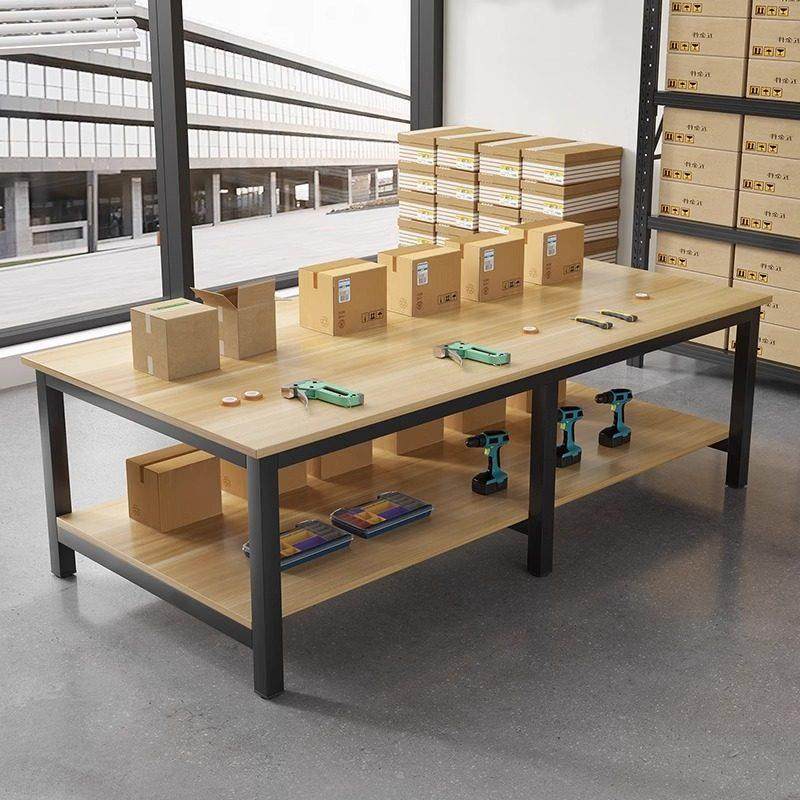 桌子工作台快递包装操作台电子厂工作台桌子打包台车间木工双层桌,五金/工具,工作台/防静电工作台/重型工作台,淘宝优惠券,粉丝福利购,淘宝优惠卷