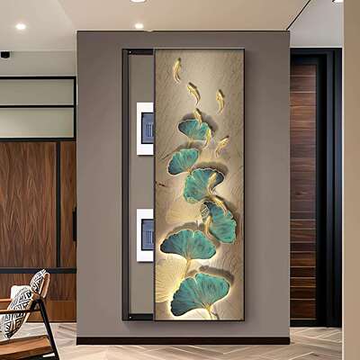 暖居电大表装饰免打孔新中箱式超尺寸配电箱画电闸盒遮挡竖款9842