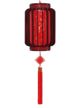 实木中式旋转灯笼灯具吊灯餐厅别墅店装饰古典中国风过道茶室宫灯