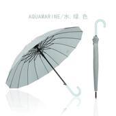 高档1定骨长柄雨伞加固自动伞抗风伞男女士直杆商务伞6彩伞双虹人