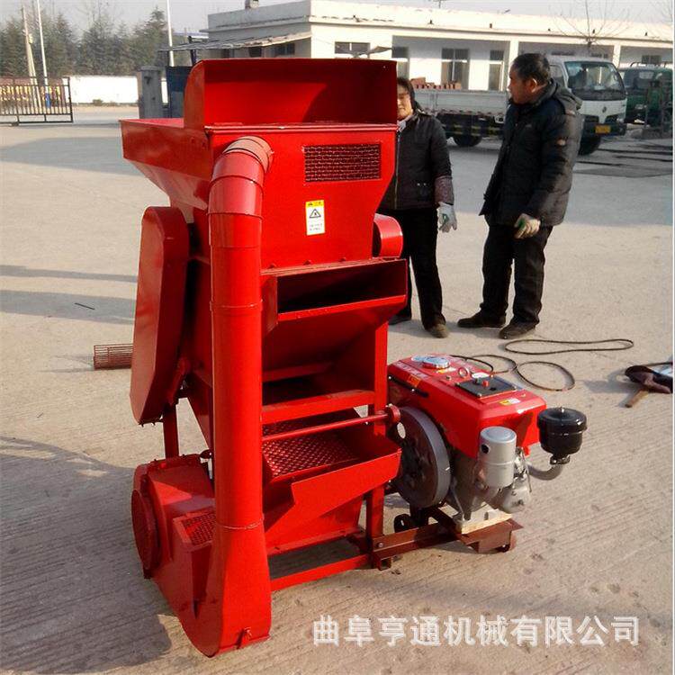 出口花生剥壳机高产量商品花生脱壳机榨油花生除尘去皮剥壳