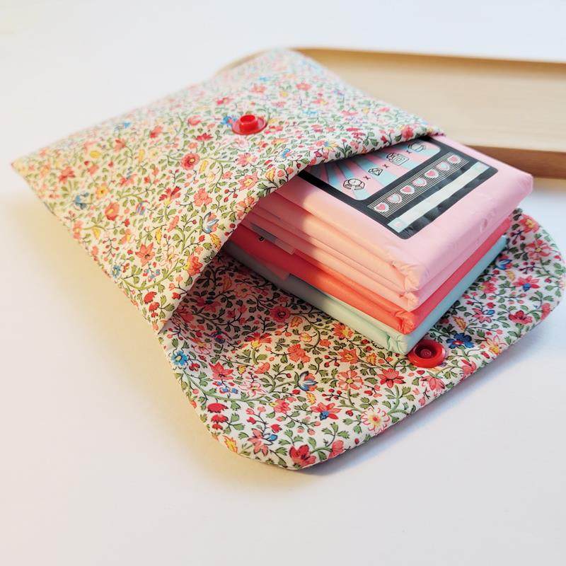 aomori青森自制 Liberty卫生巾收纳小包随身携带式姨妈少女月事包