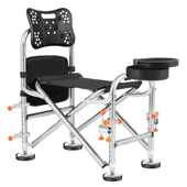 双拉筋钓椅多功能钓鱼椅升降折叠座椅便携大号多地形椅子