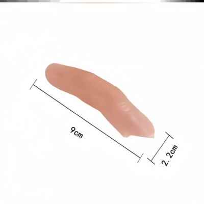 手指套护指软硬彷道具假手指硅胶魔术师变魔术用假肢手指头