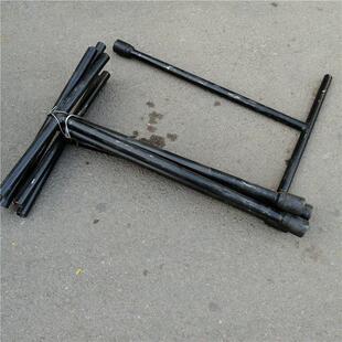 矩形筒丁字扳手T套M28*21型筒套扳手2轨8*21铁路用枕螺栓套筒扳手