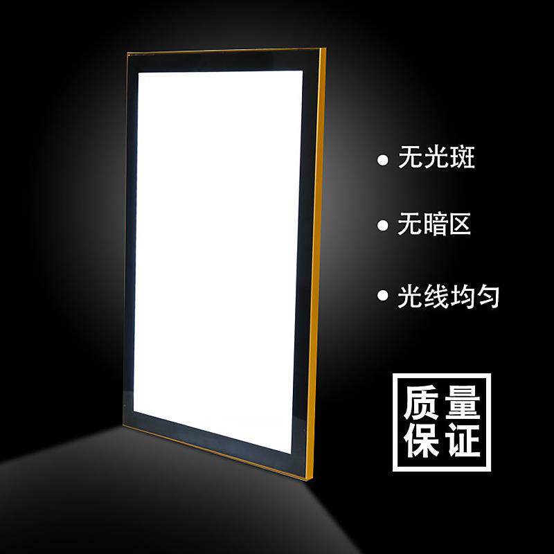 LED直角磁吸灯箱超薄挂墙式吊挂式单双面发光广告牌