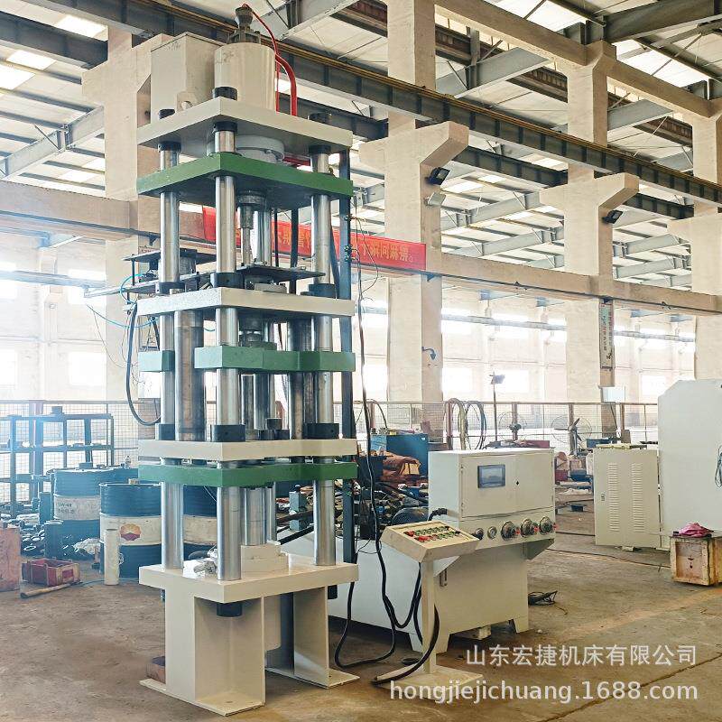 100吨氧化锆粉末成型机陶瓷粉液压机四柱厂家直供碳化硅双向挤压