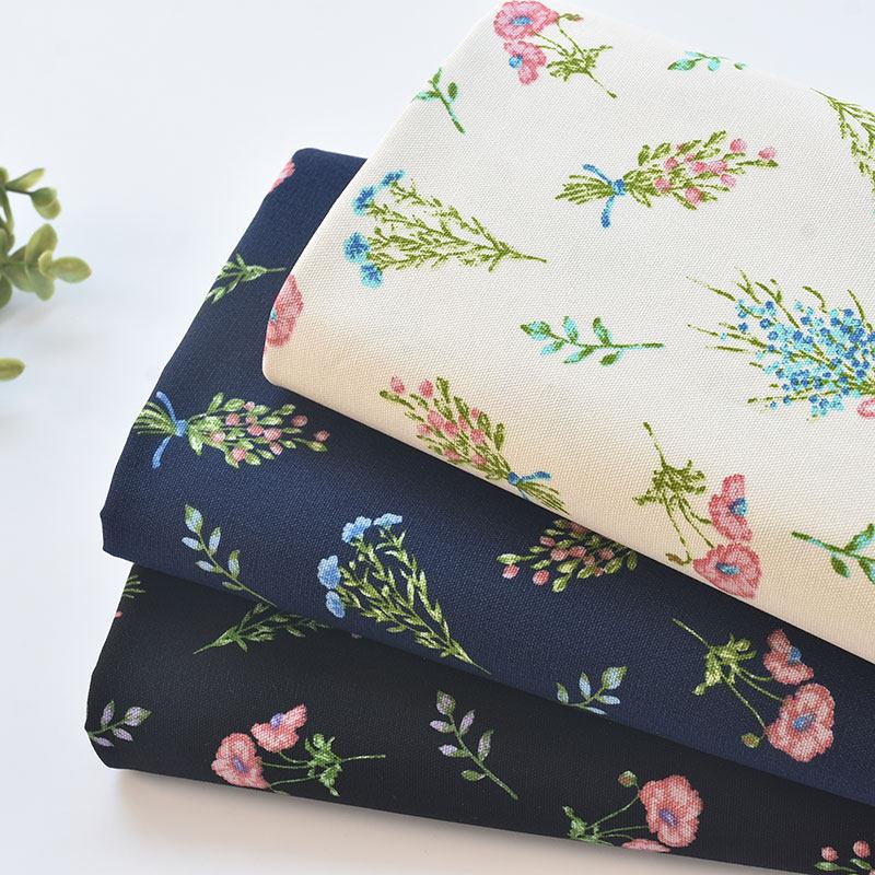 小面团布料店纯棉细帆布花朵花束布料服装衣服家居手工F