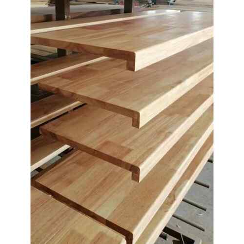 橡胶木指接板实木板材定制悬浮楼梯踏步板楼梯盒子窗台板木方加工