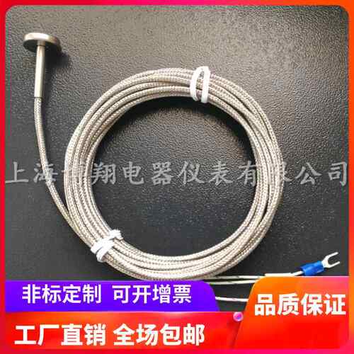 上海博翔 强力磁铁热电阻WZP-01C 磁性铂热电阻 PT100表面热电阻