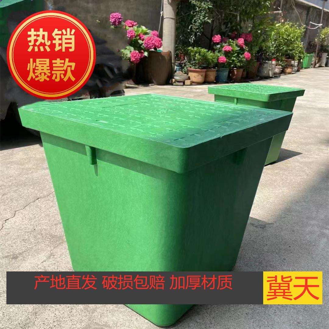 434复合树脂成穿线井一体手式孔井方形路灯圆形品通信弱井电井清