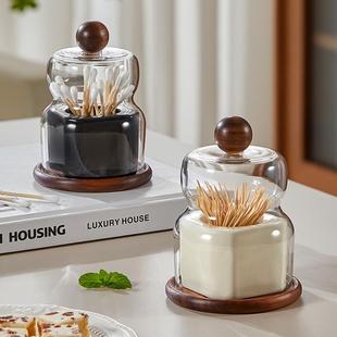 创意牙zj111008签盒新款 盒颜盒棉签牙签收筒纳盒2025轻奢高值用包