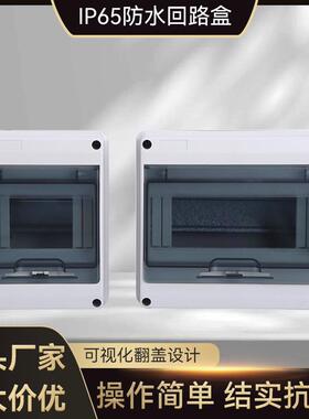 厂家供应全塑阻水配电箱家用电箱盒空气开关盒子电控箱明装照明