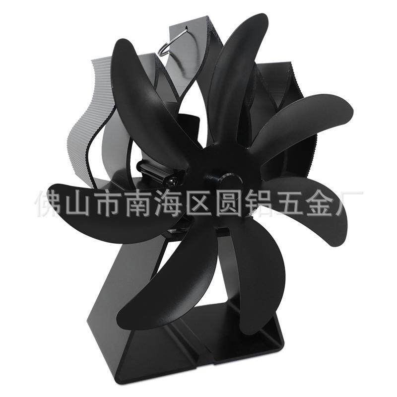 壁炉风扇跨境货源新款梯形底座室内暖风扇高温热循环冰钓取暖扇