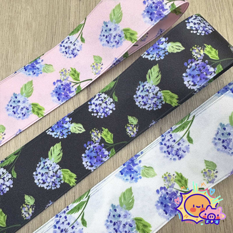 双面绣球花丝带 手工diy发饰蝴蝶结材料服饰草帽配饰礼盒鲜花包装