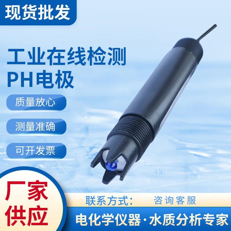 厂家供应工业pH计检测仪控制器电极污水测试酸碱度计电极探头
