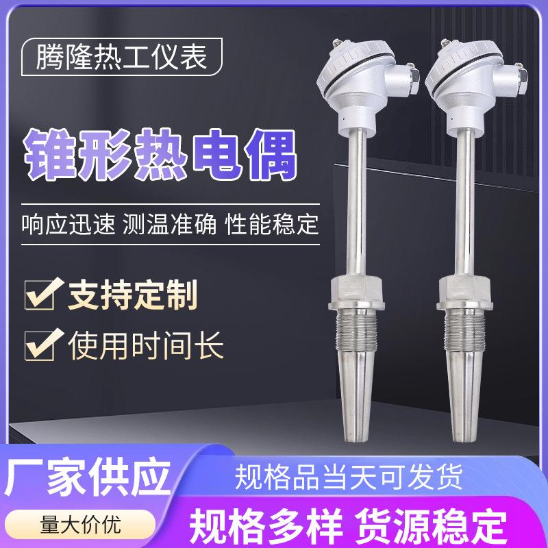 锥形热电偶WRN-630锥形套管热电阻热电偶不锈钢仪器仪表
