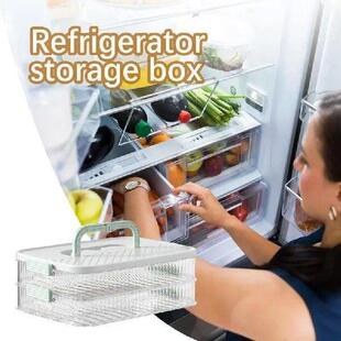Refrigerator For Multi layer Storage Cheese Food Container