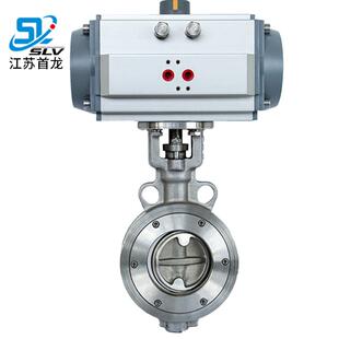 厂家直气动不锈刚对蝶阀心硬密216封气偏动蝶销夹阀