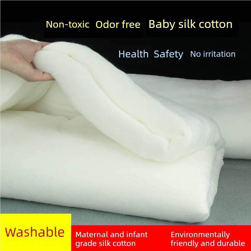 坐垫填充棉枕芯高回弹性真丝棉空间棉沙发垫蓬松填充婴儿水洗棉