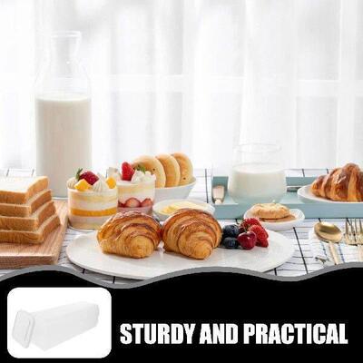 Bread Storage Box Plastic Container Loaf Airtight